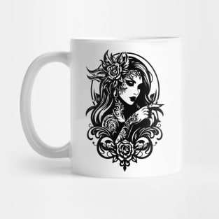 gothic woman Mug